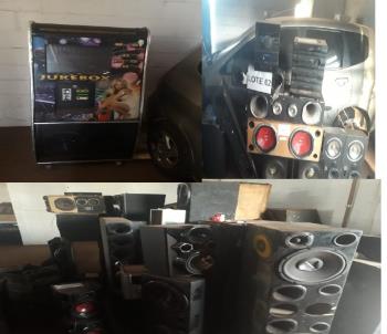 APARELHOS DE SOM, AUTO FALANTES, MODULOS DE SOM E OUTROS