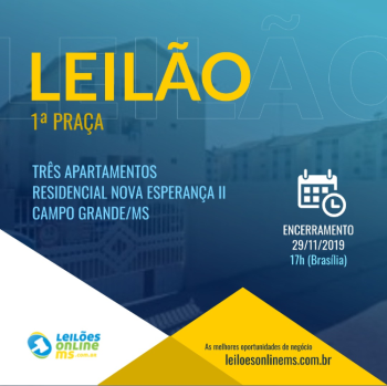 TRÊS APARTAMENTOS RESIDENCIAL NOVA ESPERANÇA II