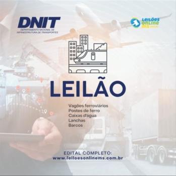 DNIT - LEILÃO DE BENS DIVERSOS	