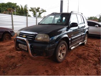 VEÍCULO MARCA GM/CHEVROLET, TIPO SUV, MODELO TRACKER 2.0, 2007/2008, COR PRETA, PLACAS HTA-3397